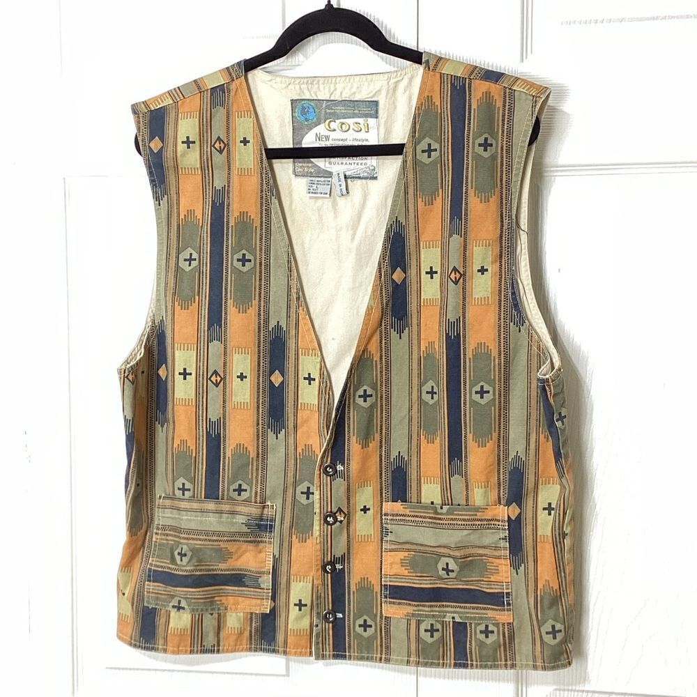 Cosi Brand Vest Cosi Style Outerwear Cotton Vest L